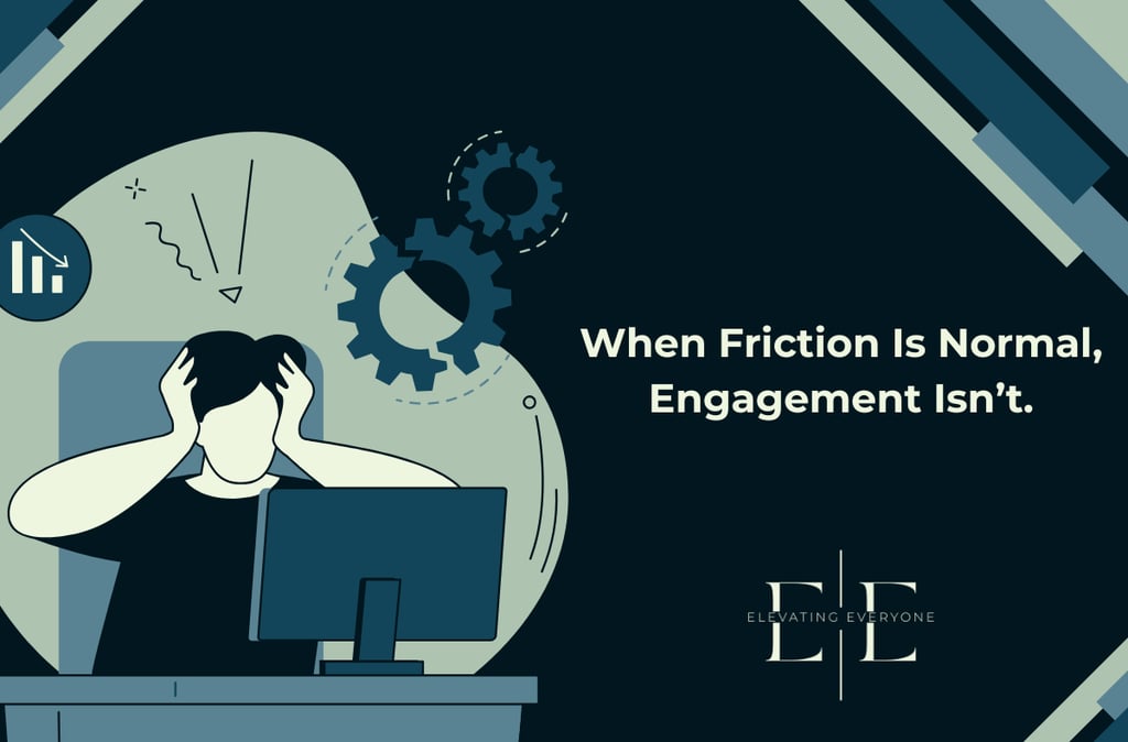 a man sitting at a desk with a computer and a clock, frustrated.