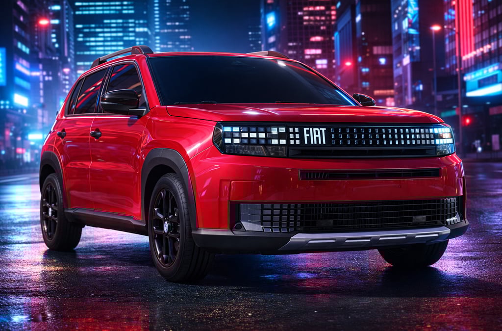 Fiat Argo 2026 com novo design inspirado no Grande Panda