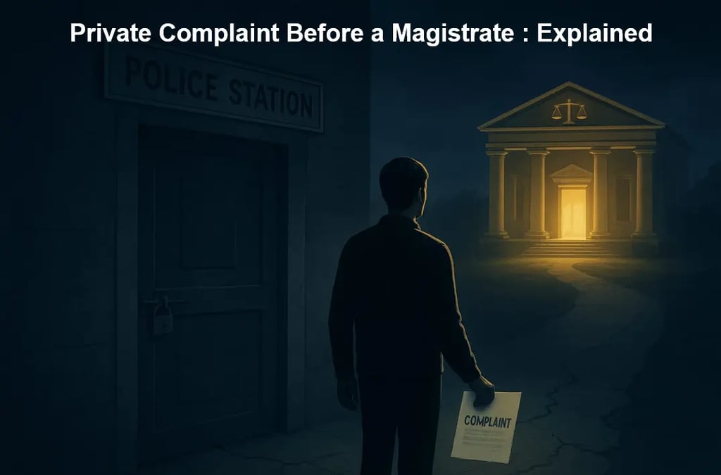 Featured on How to file a Private Complaint - Explained