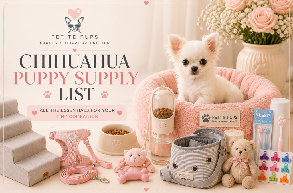 Petite Pups | Luxury Chihuahua Puppies | Puppy Supplies | PetitePups.com