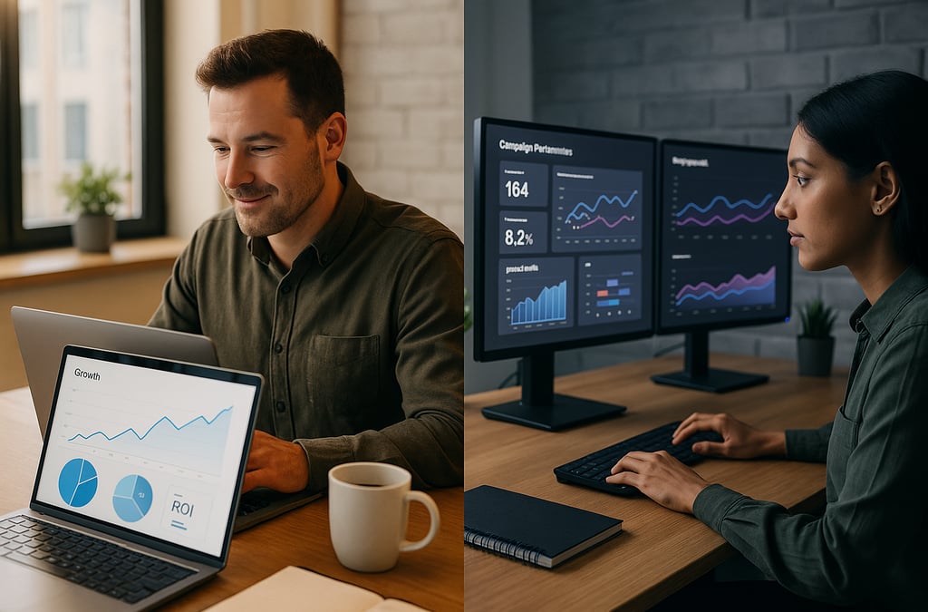 2 people using CapLEasd B2B industry leads