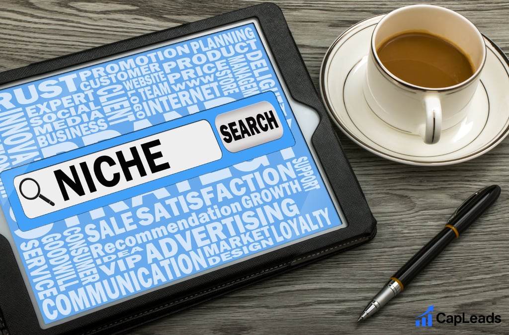 Search bar looking for industry niche