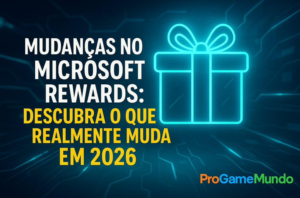 Painel futurista brilhante exibindo ícone de recompensa digital, representando as mudanças