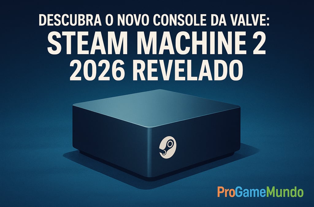 Steam Machine 2026 com frase de encerramento simbólica da conclusão.