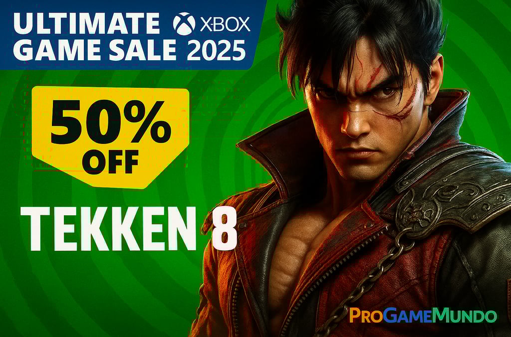 Montagem com personagens de diferentes games celebrando o fim da Ultimate Game Sale 2025 no Xbox.