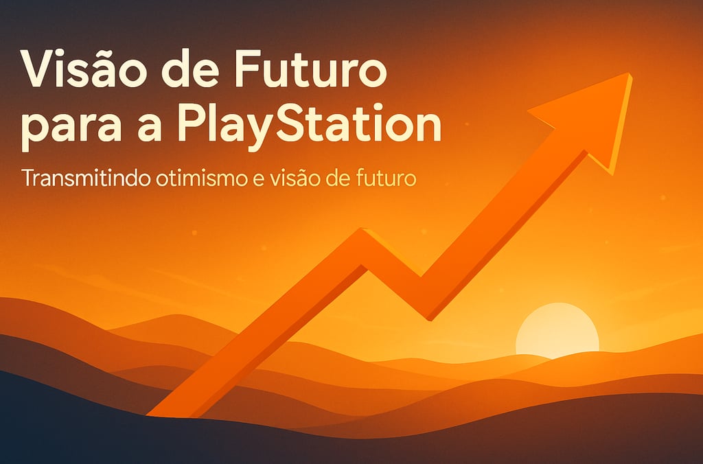 Transmitindo otimismo e visão de futuro.