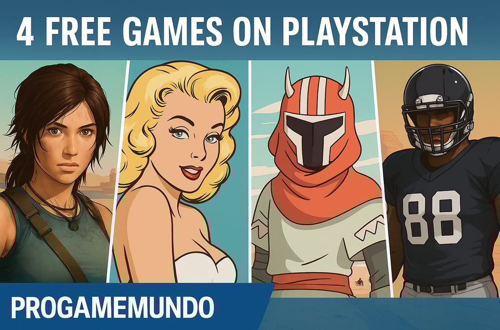 Jogos grátis da semana na PS Store com destaques visuais