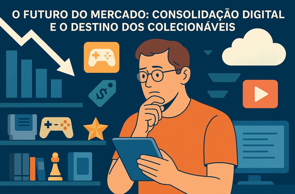 impacto da digitalização no futuro dos colecionáveis de videogames.
