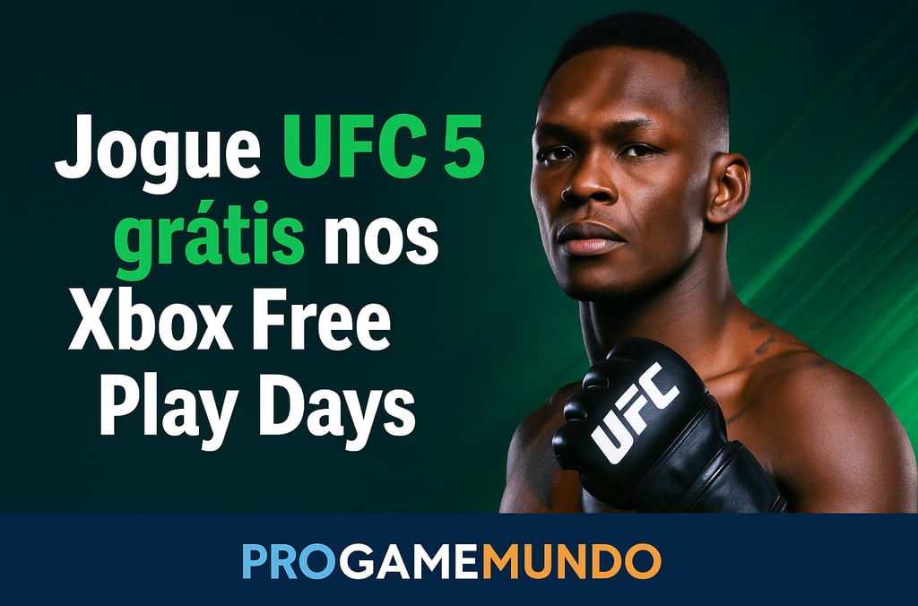 Jogo UFC 5 disponível de graça no Xbox Free Play Days