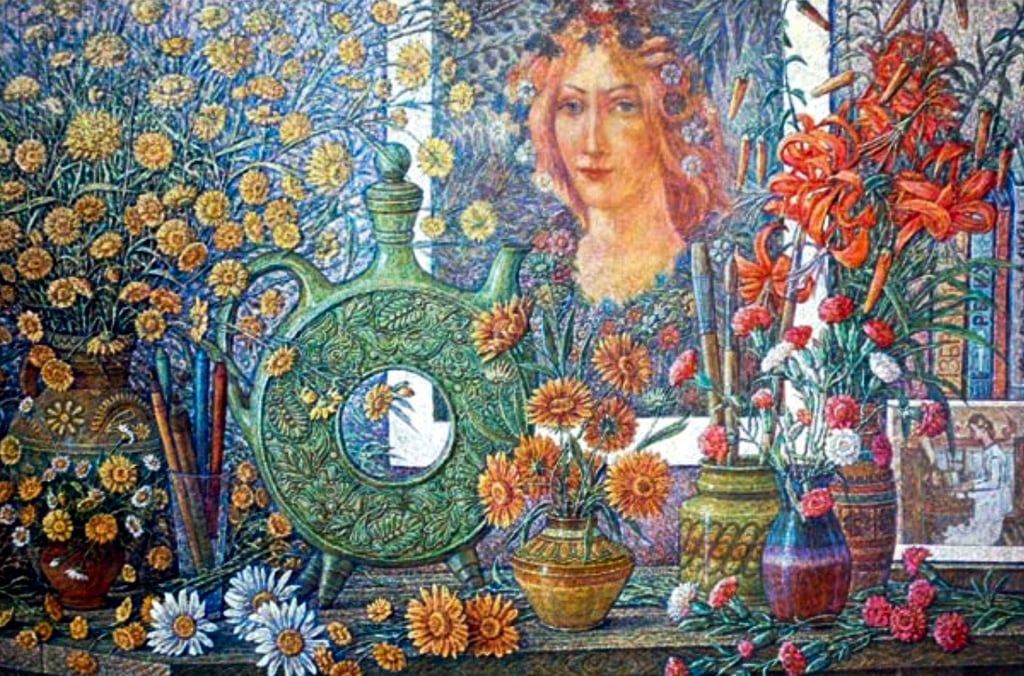 Борис Вінтенко (1927-2002), «Флора. Атрибути мистецтв», 1978