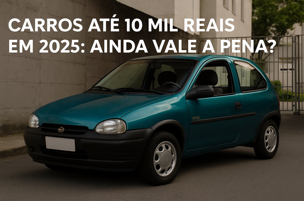 Chevrolet Corsa Wind 1996 verde em destaque em rua urbana, guia sobre carros até 10 mil reais