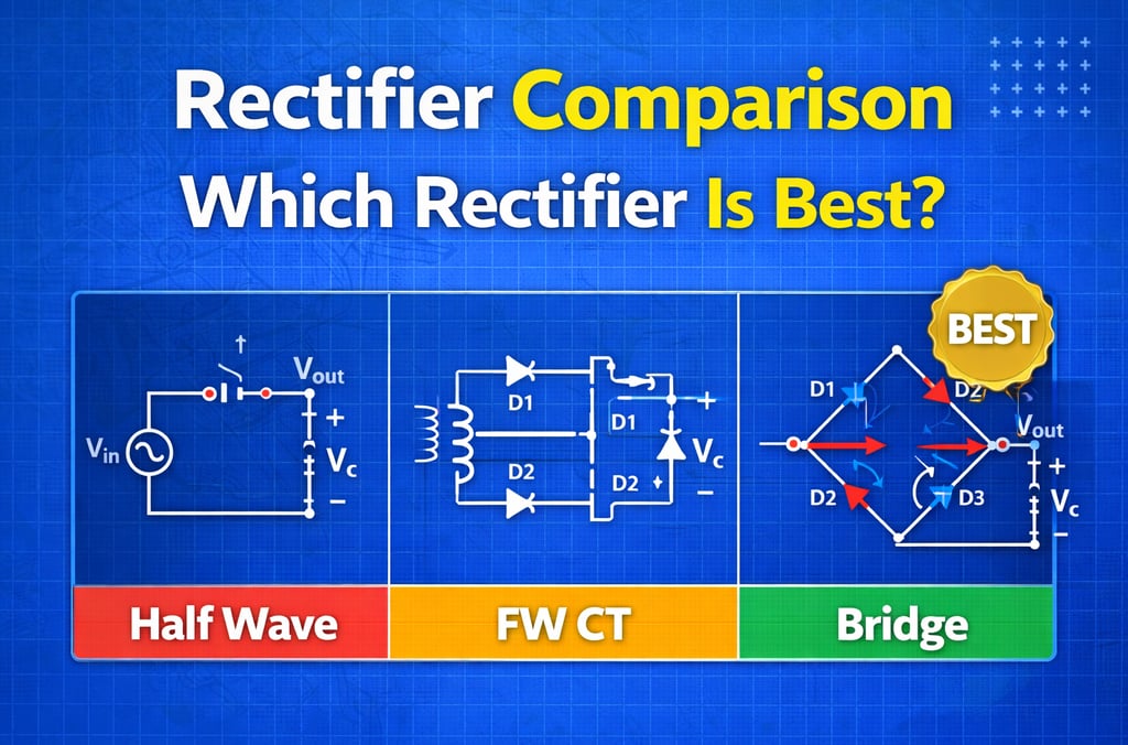 Rectifier types comparison for beginners