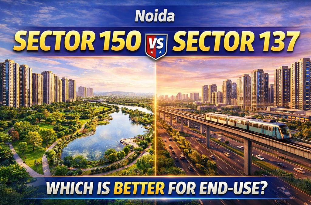 Noida Sector 150 vs Sector 137