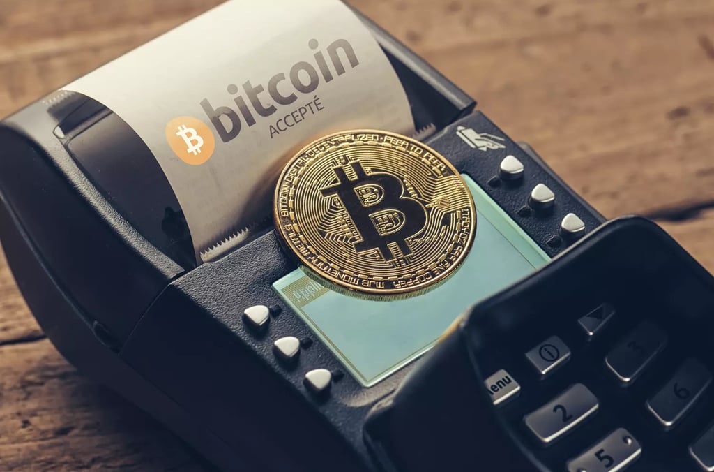 Bitcoin sur un terminal de paiement