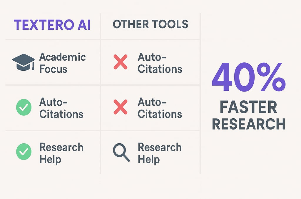 Textero AI outperforms other writing tools