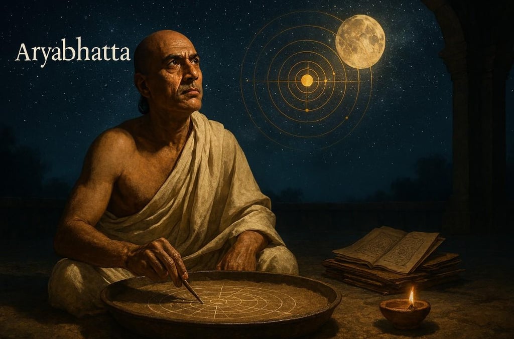 Aryabhatta : discovered Maths and whole the space