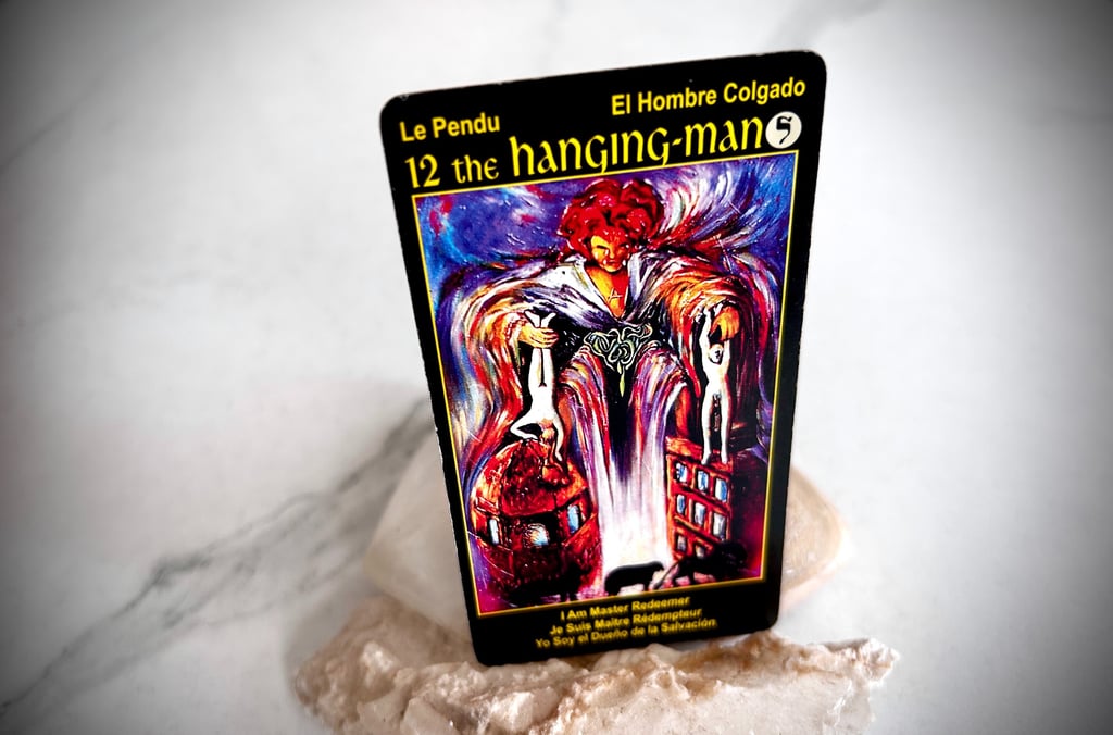 Tarot Card 12 The Hanging Man or Hanged Man Redemption and release Why Nothing Is Moving in Your Life