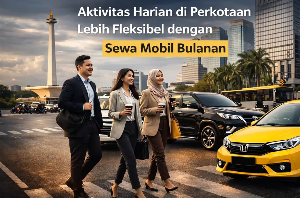 Aktivitas Harian Lebih Fleksibel dengan Sewa Mobil Bulanan