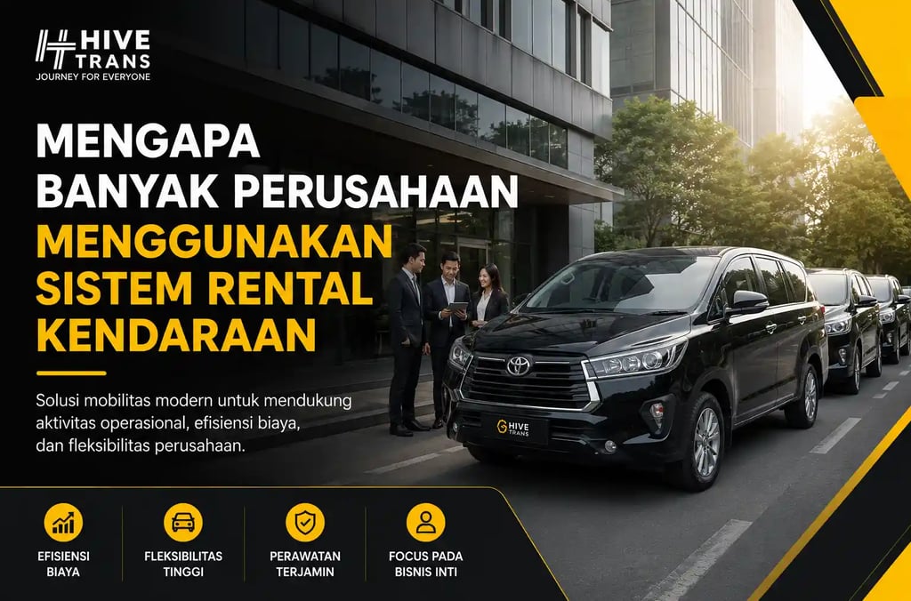 Mengapa Banyak Perusahaan Menggunakan Sistem Rental Kendaraan