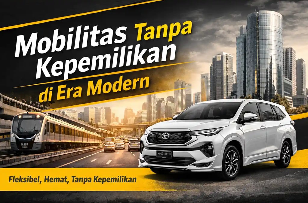 Mobilitas Tanpa Kepemilikan di Era Modern