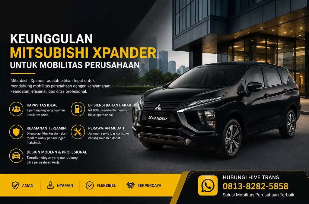Keunggulan Mitsubishi Xpander untuk Mobilitas Perusahaan