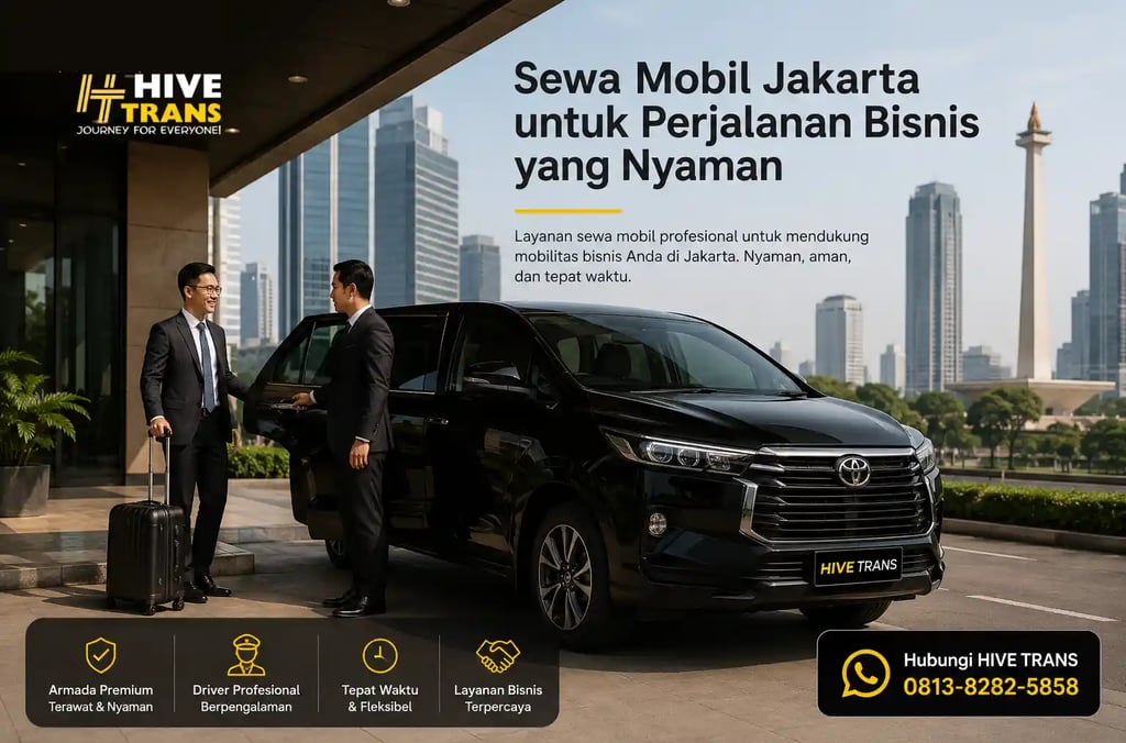 Sewa Mobil Jakarta untuk Perjalanan Bisnis yang Nyaman