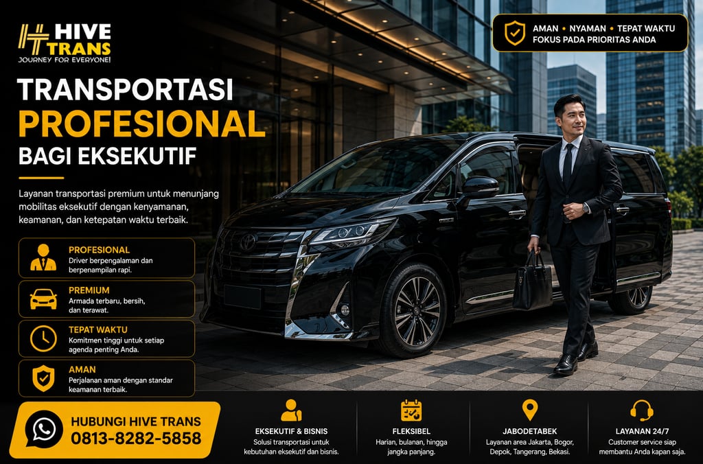 Transportasi Profesional bagi Eksekutif