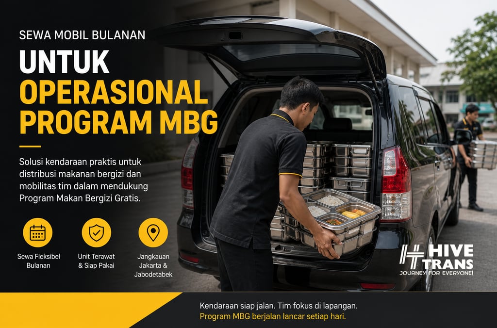 sewa mobil bulanan program MBG