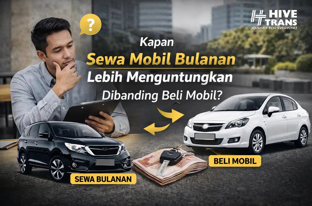 kapan sewa mobil bulanan lebih menguntungkan?