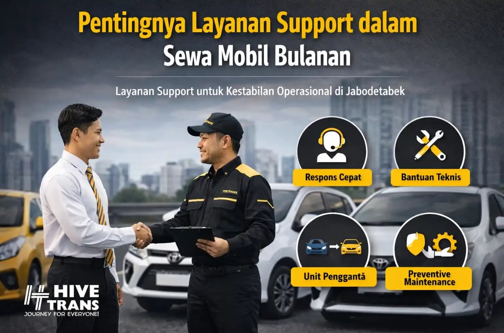 pentingnya layanan support sewa mobil bulnan