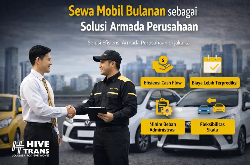 sewa mobil bulanan untuk armada perusahaan