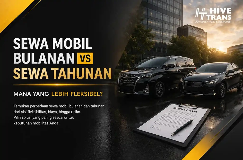 sewa mobil bulanan vs tahunan