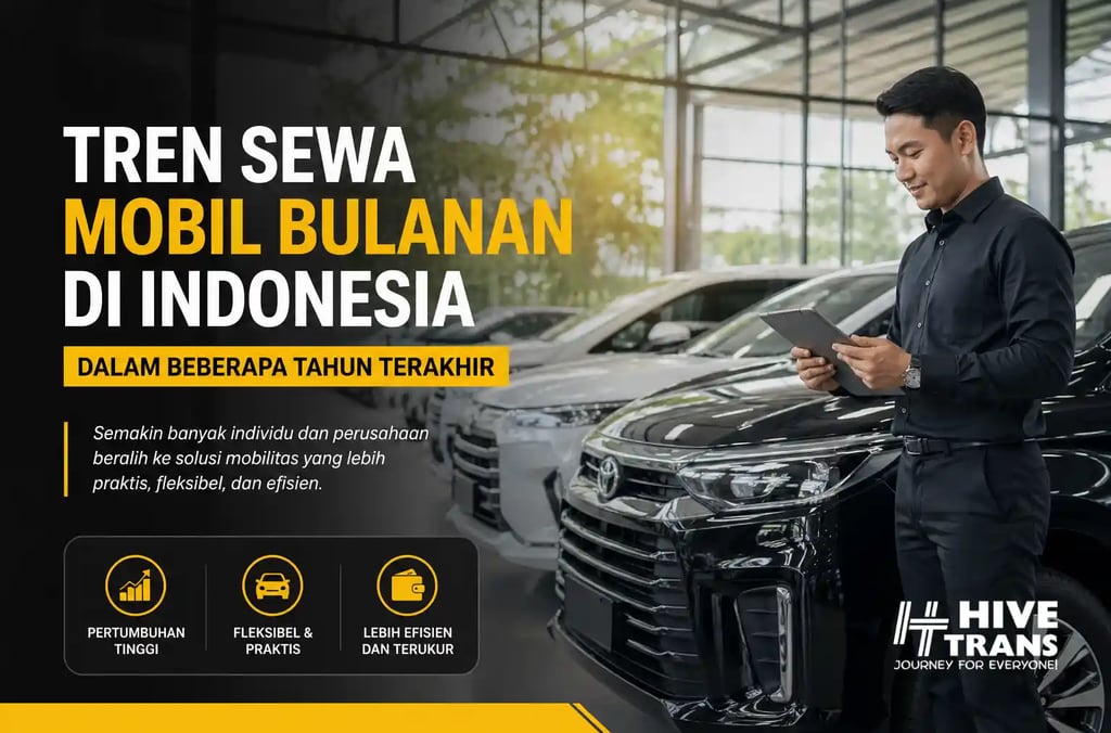 tren sewa mobil bulanan di indonesia