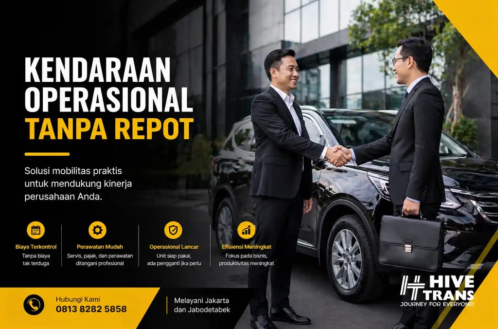 kendaraan oprasional tanpa repot