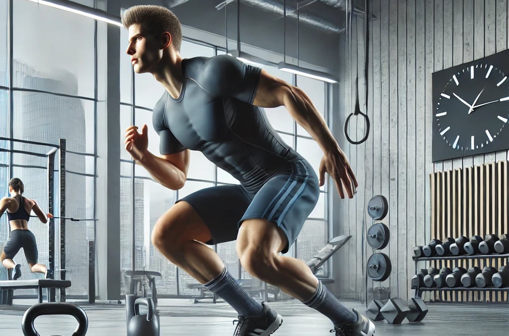 homem se exercitando