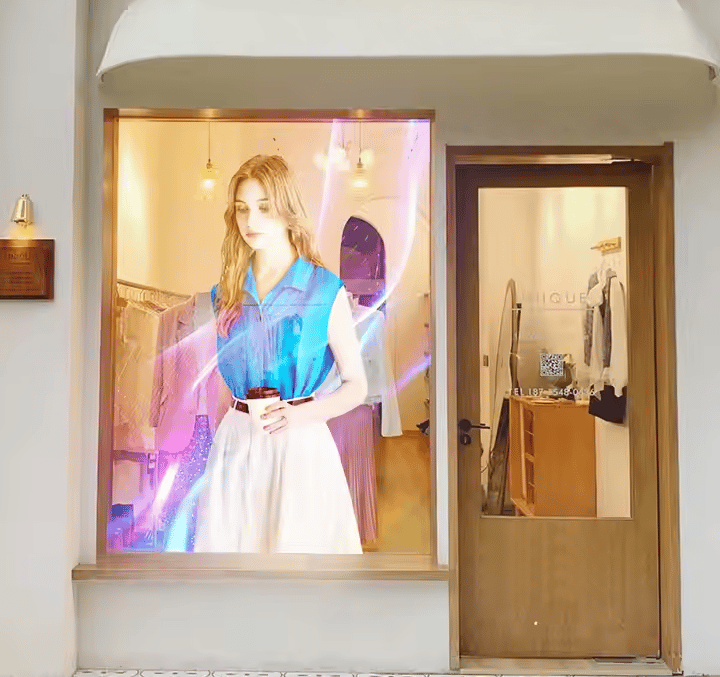 Are transparent led film Suitable for Shopping Mall Advertising?