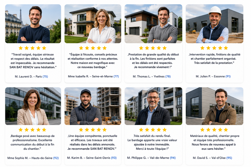 Les avis de nos clients à Paris et en Île-de-France