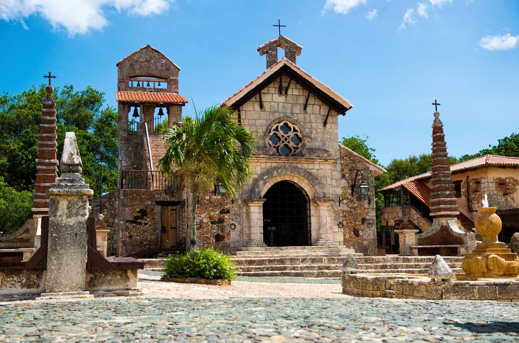 Altos de Chavón in La Romana with St. Stanislaus Church, Dominican Republic cultural village
