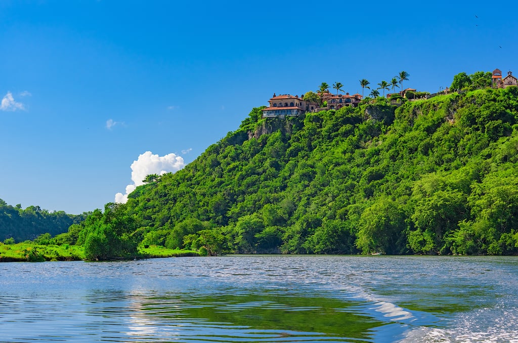 Altos de Chavón village overlooking Chavón River in La Romana, Dominican Republic