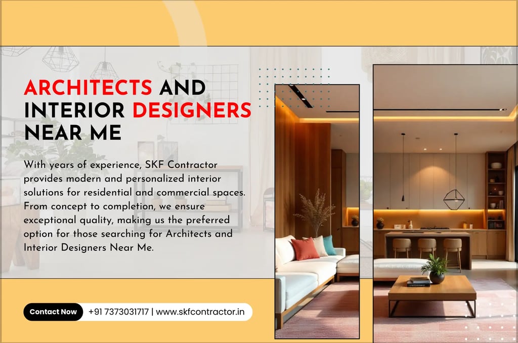 Architects and Interior Designers Near Me