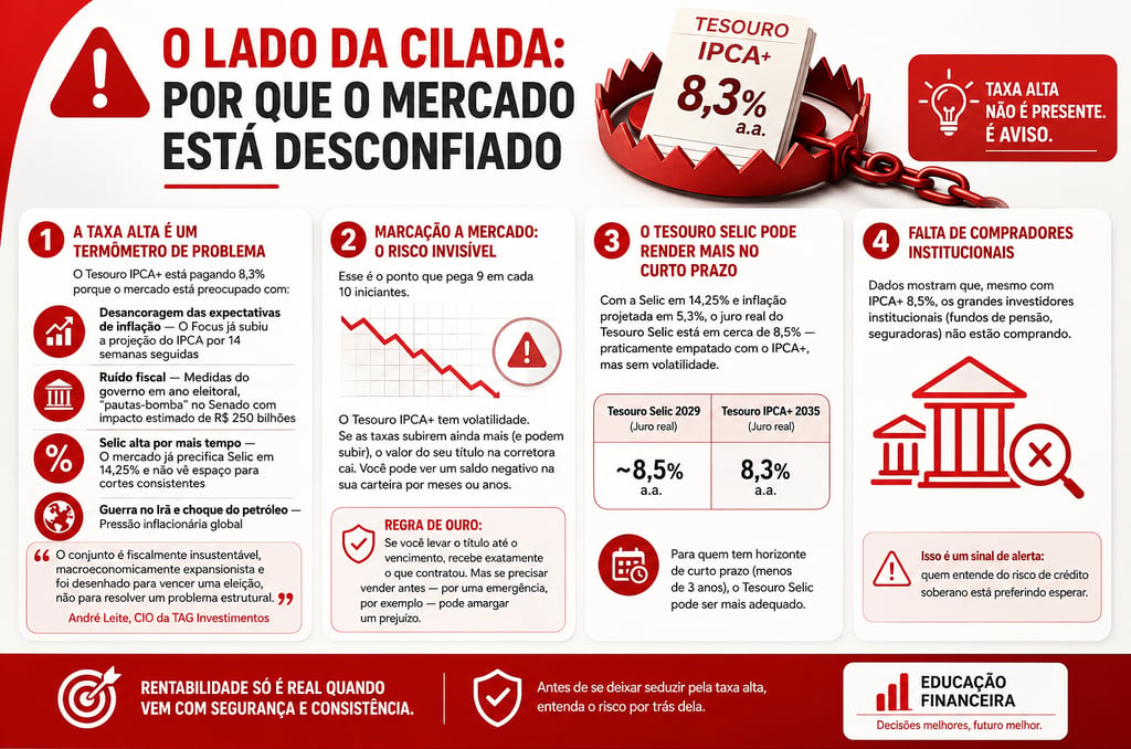 armadilhas do tesouro direto