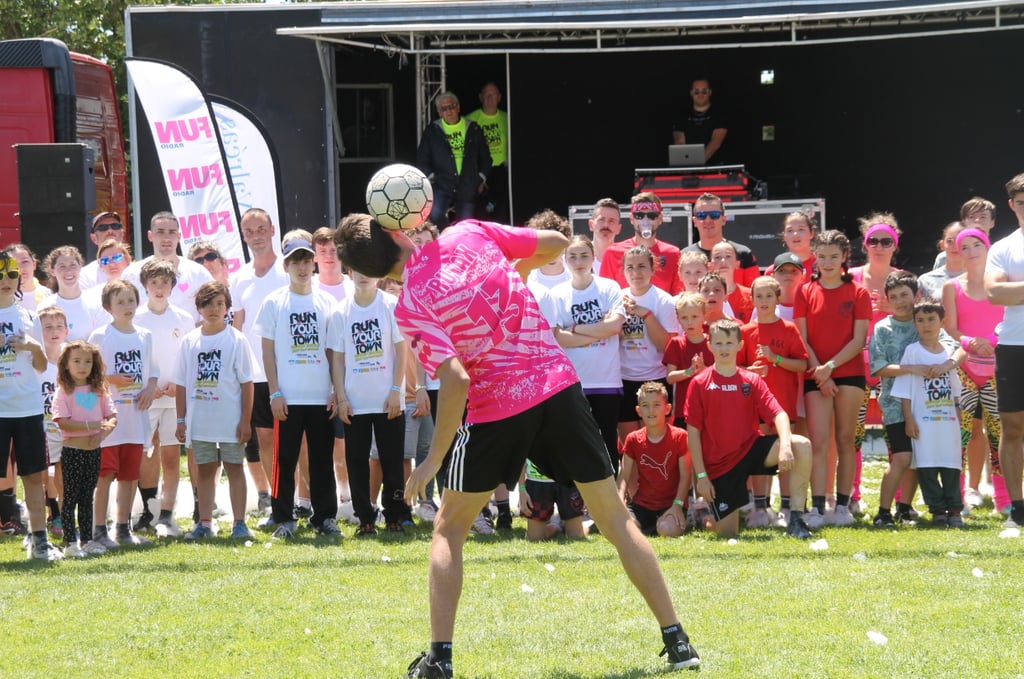 Animation de football freestyle