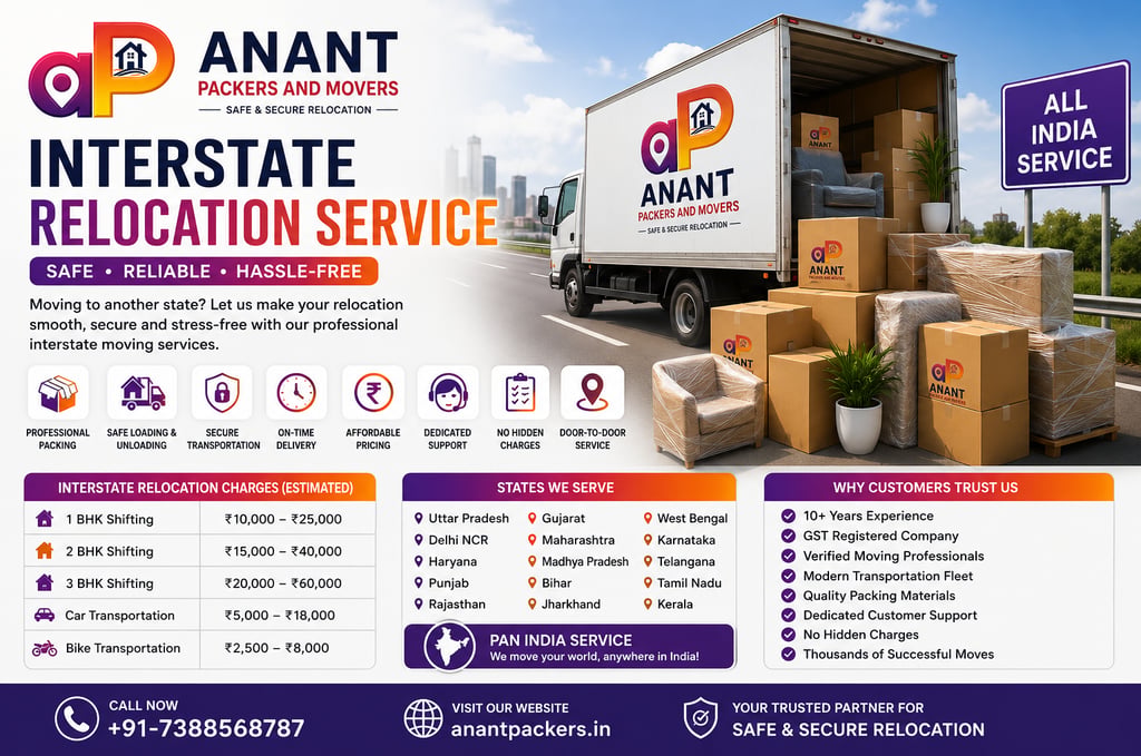 Interstate relocation services