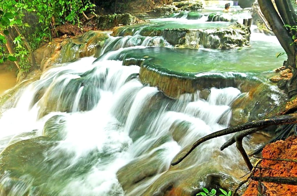 thailand krabi hot springs waterfall
