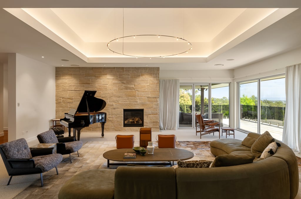 salon, cosy, luxe, piano, premium