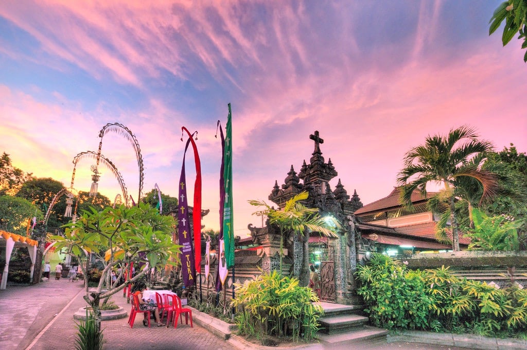 the first catholic church in bali
