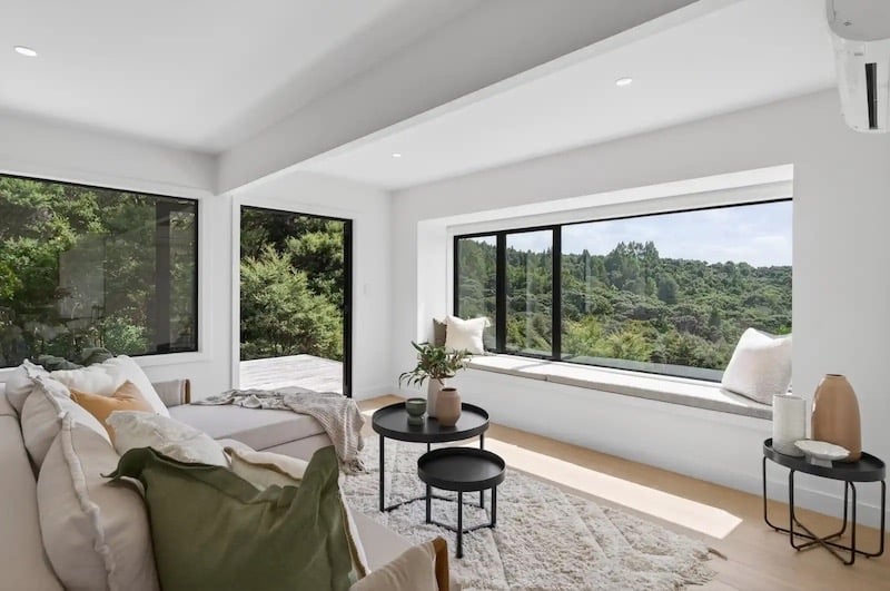 Kaiwaka Mangawhai Road home renovation - living room after - CHR Builders