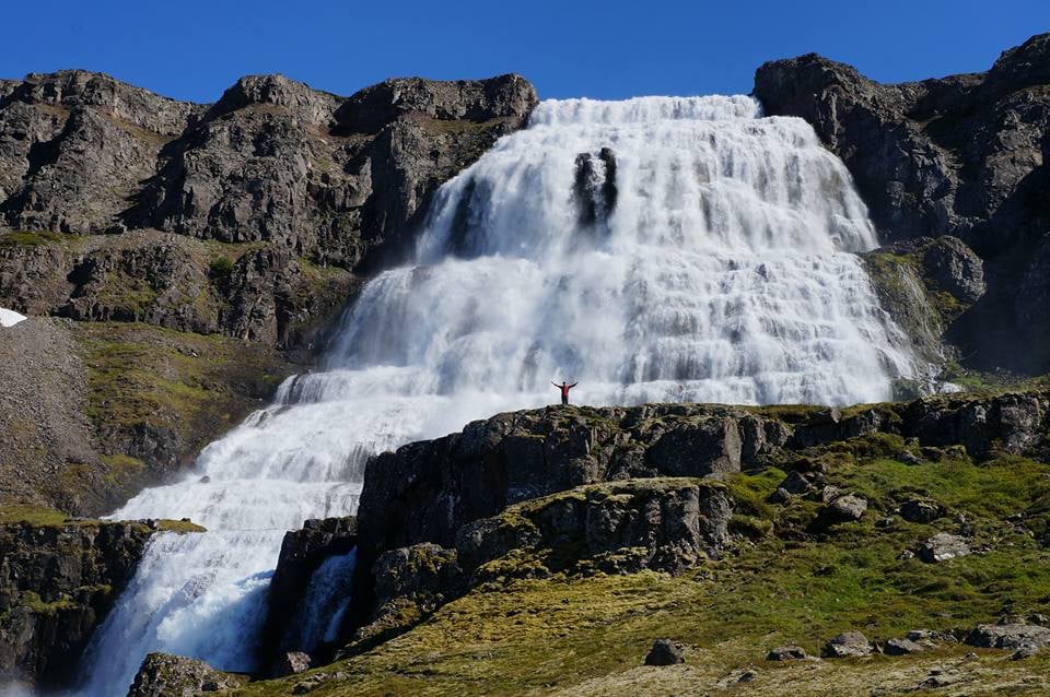 Dynjandi Falls in the Westfjords of Iceland