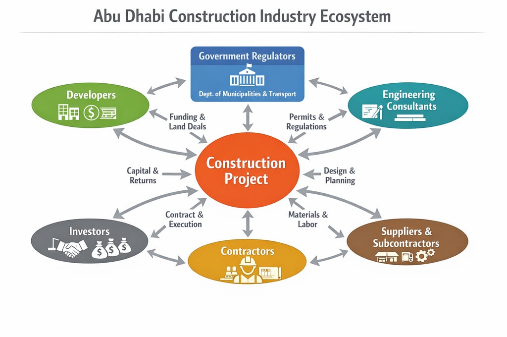abu dhabi construction project ecosystem