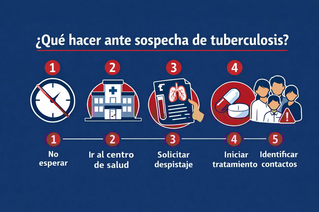 Pasos a seguir si sospechas tener tuberculosis: desde consulta médica hasta inicio de tratamiento